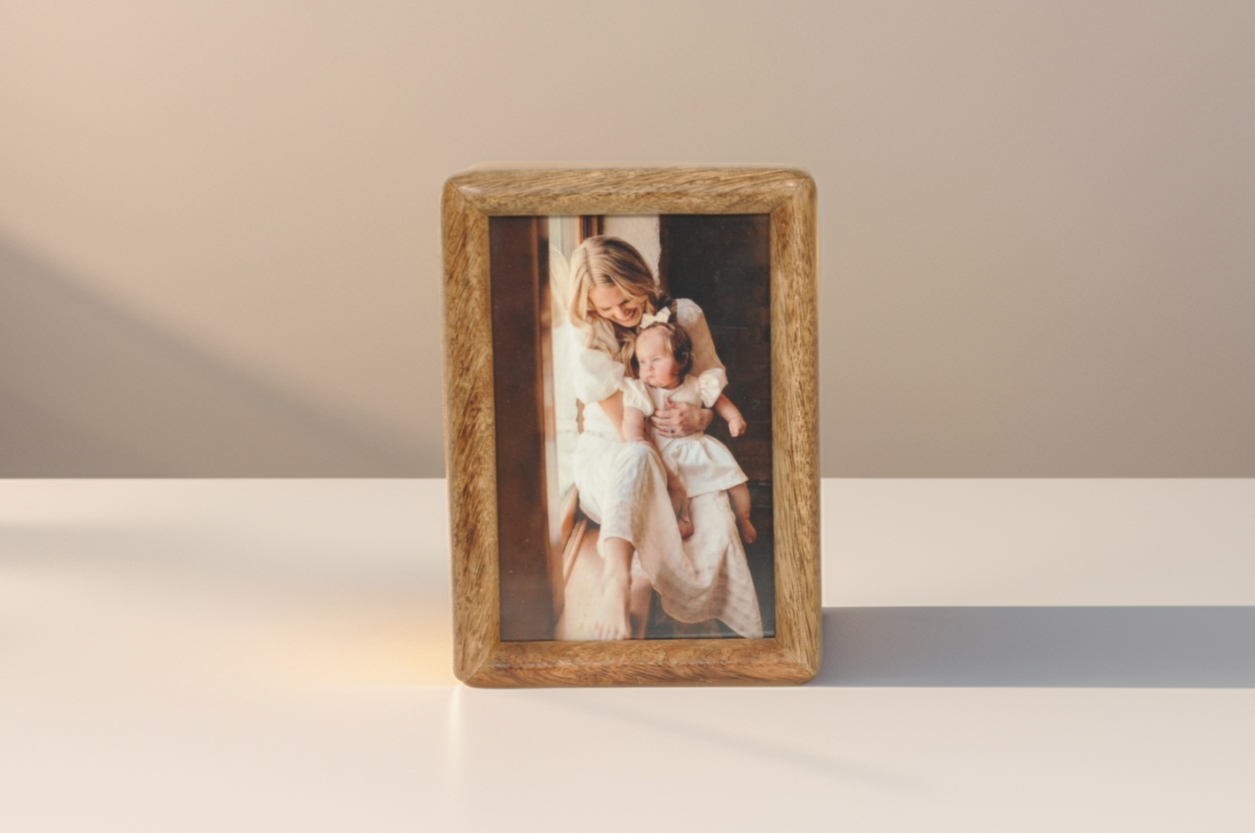 Handcrafted Wooden Photo Frame 12x17 cm